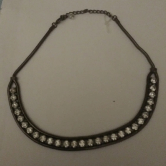 J377 Lovely Rhinestone Necklace - Picture 2 of 5